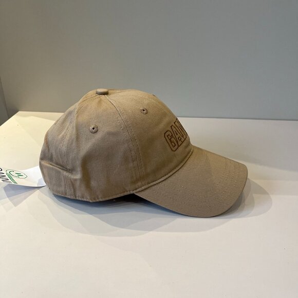 Ganni Light Khaki Baseball Cap - Picture 5 of 8